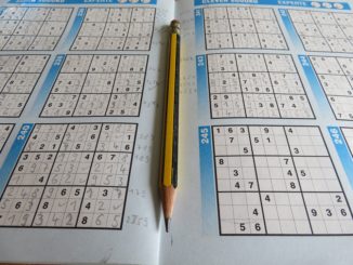 Completed sudoku puzzles