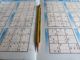 Completed sudoku puzzles