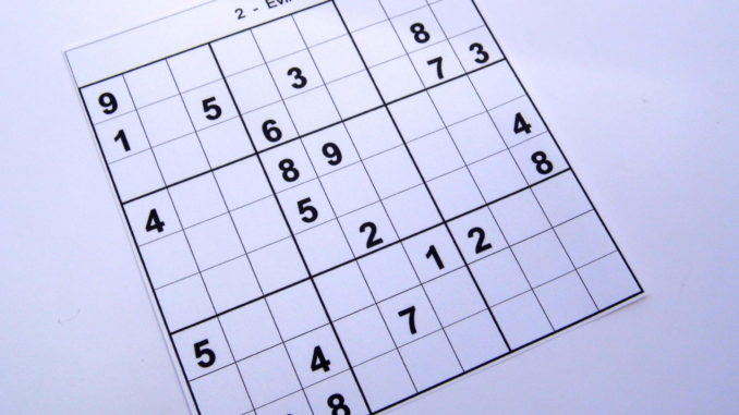 Evil level sudoku puzzle book not completed