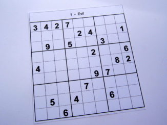 Evil sudoku puzzle