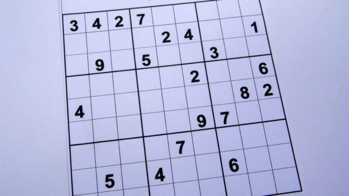Evil sudoku puzzle
