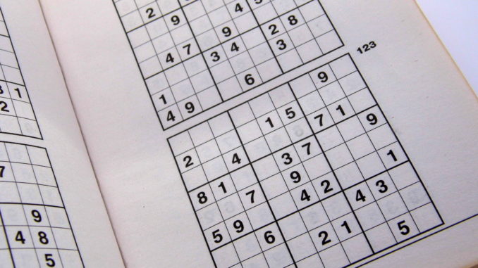 Sudoku Puzzle Book Incomplete