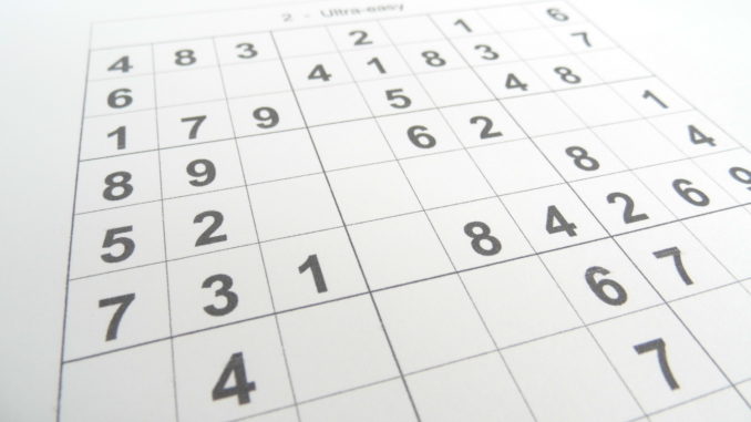 A ultra-easy sudoku puzzle with no numbers entered