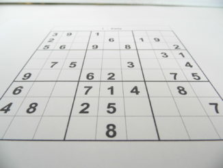 An easy sudoku puzzle at the beginning