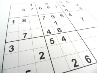 An easy sudoku puzzle at the start with no numbers entered