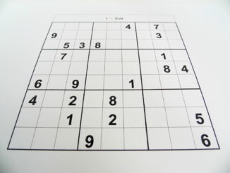 Evil sudoku puzzle at the beginning