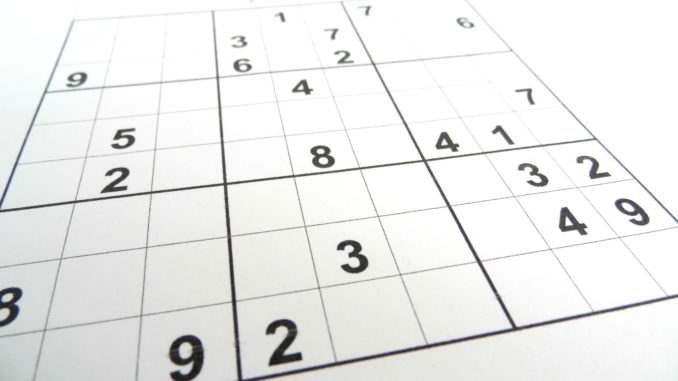 Evil sudoku puzzle with no numbers entered