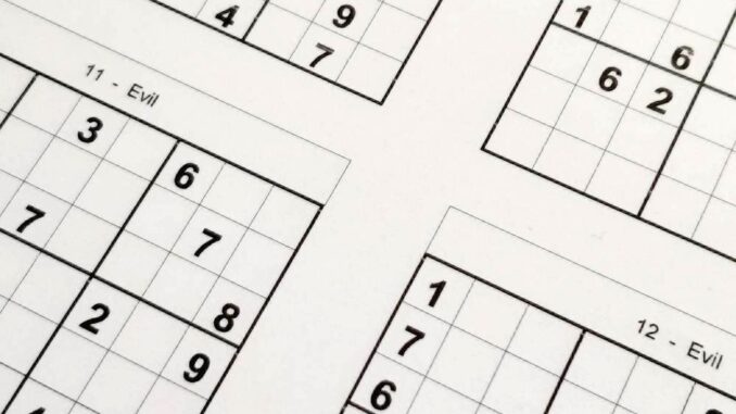 Evil Level Sudoku Puzzles
